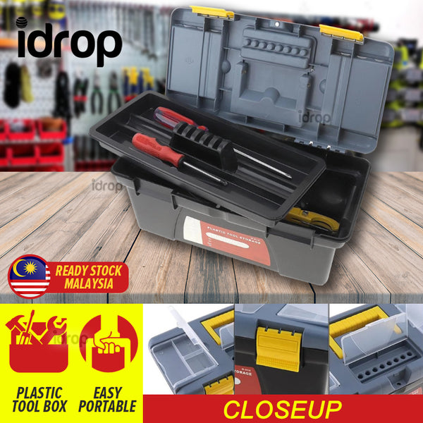 idrop Plastic Tool Box / Kotak Plastik Simpanan Alatan / 塑料工具箱