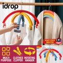idrop Rotary Rotating Rainbow Clothes Hanger / Penyangkut Baju Pelangi Boleh Putar / 旋转彩虹衣架