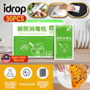 idrop [ 30PCS ] Tableware Cleaning Wipes / Kain Pencuci Perkakas Dapur / 30片碗筷清洁湿巾 [ 12CM X 20CM ]