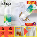 idrop [ 50ml ] Clothing & Fabric Portable Degreasing Cleaner Roller Stain Remover / Pencuci Kotoran Kain dan Baju Mudah Alih / 50ML衣物去油渍活性滚珠(洁乐 适