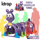 idrop PLAYGROUND - Children Purple Caterpillar Tunnel ( 4 Sections )