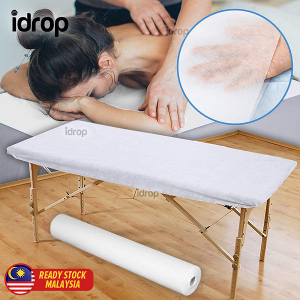 idrop [ 80CM X 180CM ] Spa Massage Bed Disposable Sheet / Helaian Kain Katil Spa Pakai Buang / 水疗按摩床一次性床单