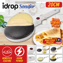 idrop [ 20CM ] Crepe Maker Nonstick Coating 650W / Alat Masak Crepe / (麦饭石)SF-3034