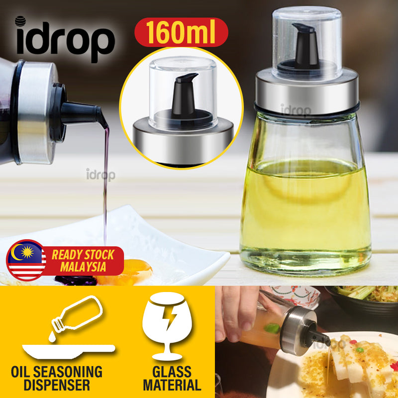 idrop 160ml Oil & Seasoning Sauce Dispenser Bottle Jar [ 1pc ]