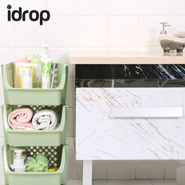 idrop 3-Tier Storage Organizing Rack / Shelf - stackable and separatable storing capability