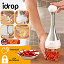 idrop Handheld Manual Press Blender Mixer Garlic Chopper / Alat Blender Tangan Jenis Tekan /