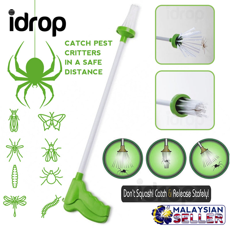 idrop THE CRITTER PEST CATCHER Catch & Release Spiders Insects Bugs