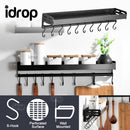 idrop Perforated Kitchen Wall Rack With Hook