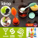 idrop Stainless Steel & Silicone Filter Tea Ball / Penapis Teh / 硅胶茶隔(不锈钢)