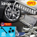 idrop [ 10PCS ] Head Bolt Elbow Socket Wrench Repair Tool Set / Set Alat Pembuka Skru Soket / 10PCS套筒组合 TOOLS SETS