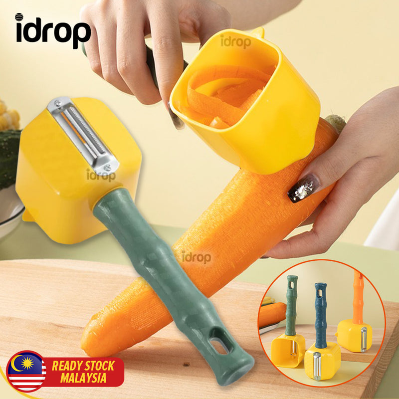 idrop Kitchen Multifunction Fruit & Vegetable Storage Peeler / Pengupas Sayur & Buah Pelbagai Guna / 收纳削皮器