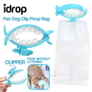 idrop Clip Poop Bag - Disposable Dog Pooping Bag & Clip [ 20pcs Bag ]