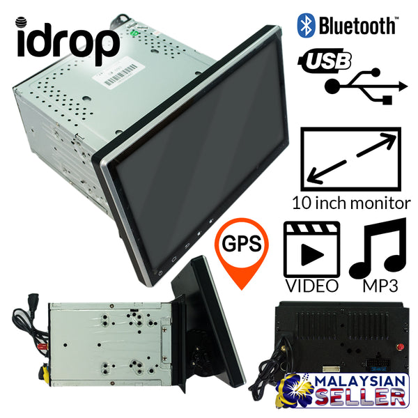 idrop 10 INCH - SW-093 Touch Screen Car Navigation & Entertainment System Monitor