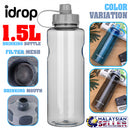 idrop 1.5L Sports Drinking Water Bottle Portable Water Container