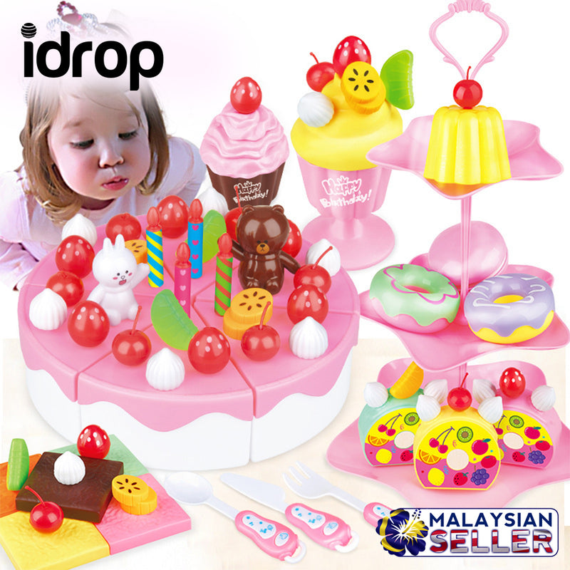 idrop Sweetheart Fruit Cake DIY Combined fruit Cake Toy Set