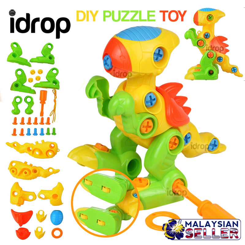 idrop DIY Animal Self Assemble Puzzle Toy