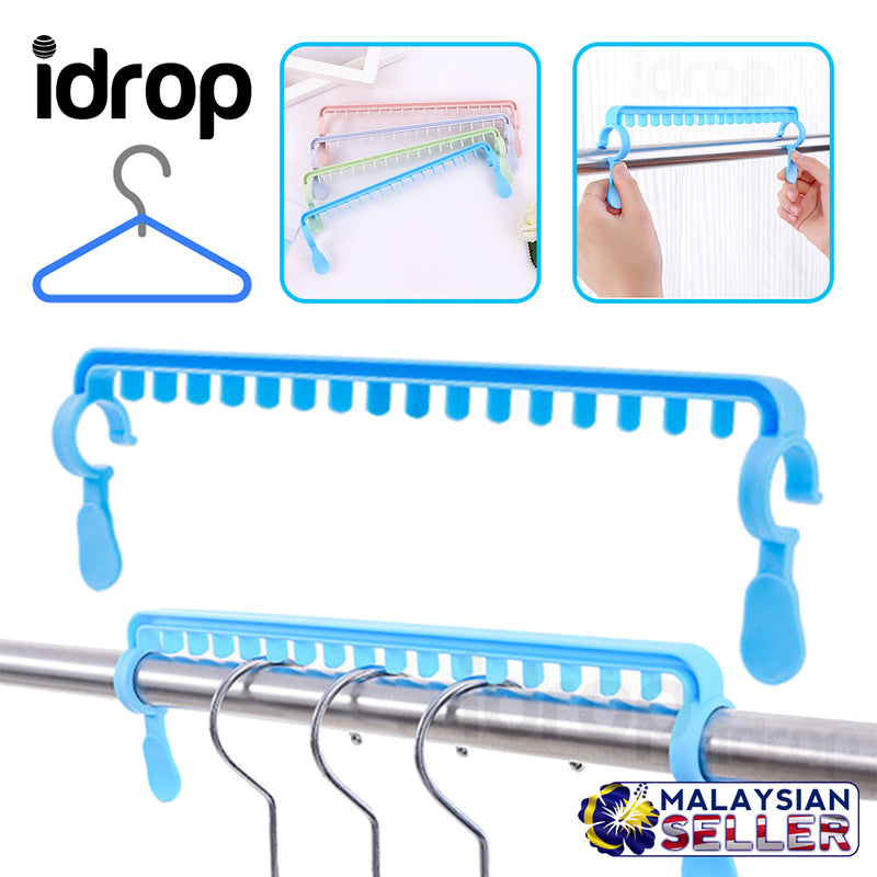 idrop LAUNDRY WINDBREAKER - Clothes Windproof Clip Hanger [ SET of 3 ]