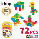 idrop EDU BLOCKS [ 72 PCS ] For Toddler Builders Toy Building Block
