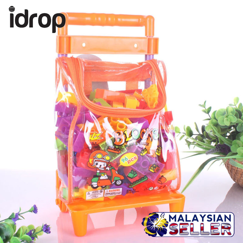 idrop 96 Pieces Toy Blocks - Play and Learn Building Block Toys
