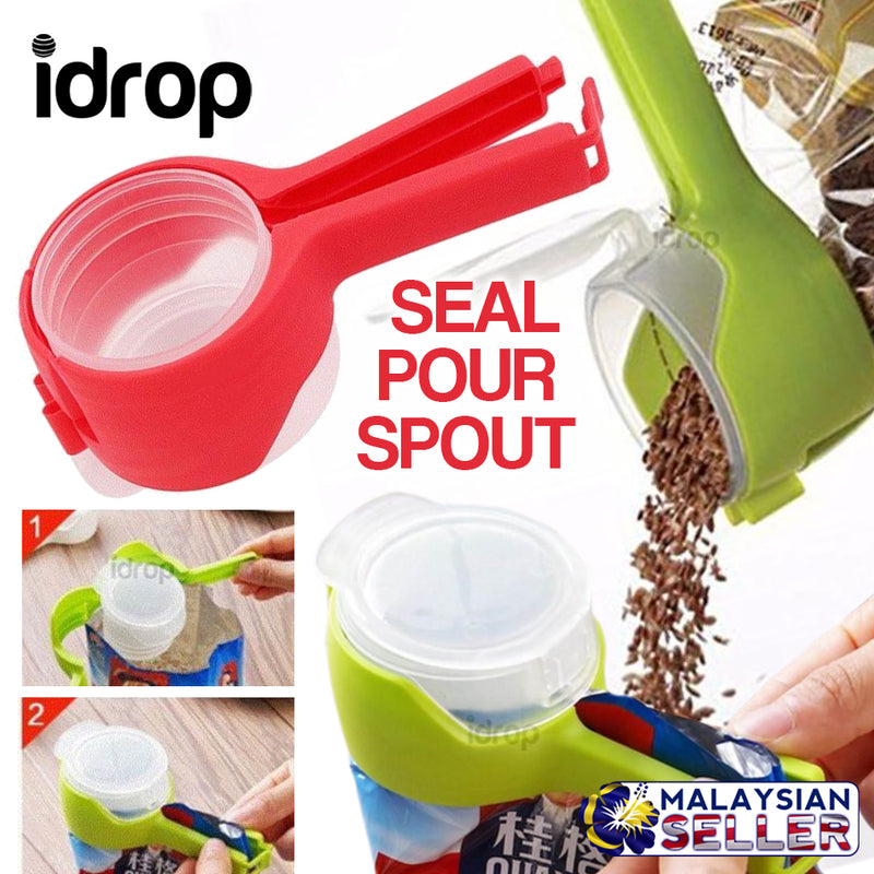 idrop SEAL POUR SPOUT - Food Packaging Storage Bag Spout Clip