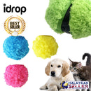 idrop FUR BALL Pet Rolling Microfiber Toy Ball