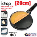 idrop Multifunctional Electric Pan  Crepe Chinese  Spring Roll  Maker [20cm]
