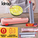 idrop Kitchen Household Film Wrapped Cutter Storage with Magnetic Mount