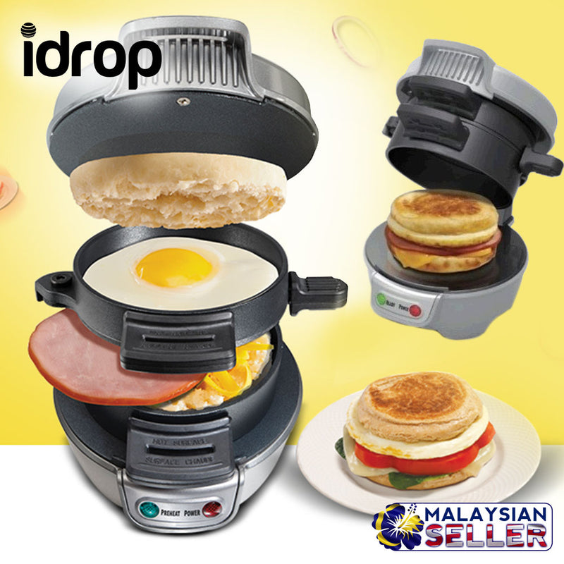 idrop MULTIPURPOSE Sandwich Burger Pancake Cooker Maker