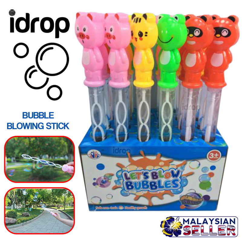 idrop Let's Blow Bubble - Children's Bubble Blowing Stick [ 24pcs/Box ]