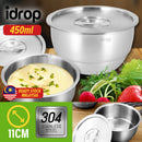 idrop [ 11CM ] [ 450ml ] SUS304 Stainless Steel Food Bowl
