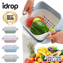 idrop EASY DRAIN - Double Layer Tilting Draining Basket