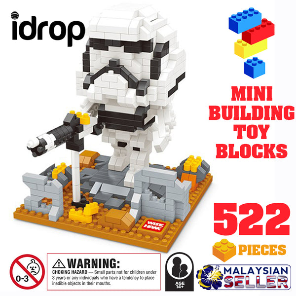 idrop [ Stormtrooper ] ( 522 Pcs ) Model Toy Mini Building Blocks