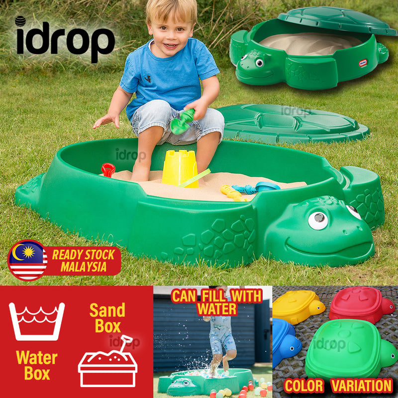 idrop Classic Kids Children Round Turtle Sandbox for Outdoor Toys [LT-TSB-C]