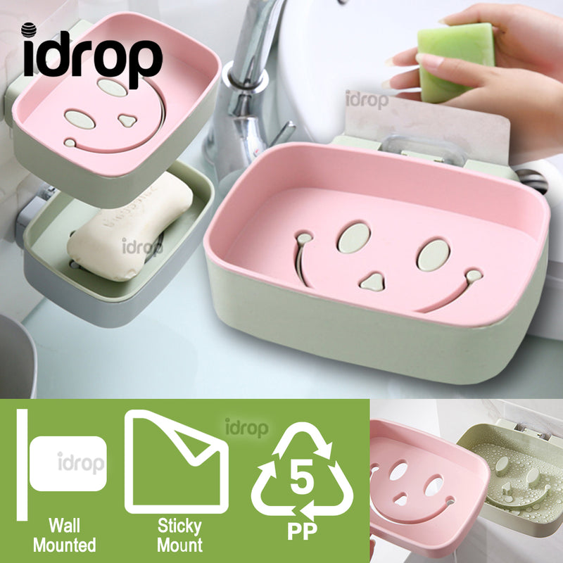 idrop Wall Mounted Smiling Soap Accessory Holder