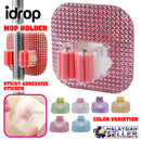 idrop Wall Crystal Sticker Mount Mop Clip Roll Holder