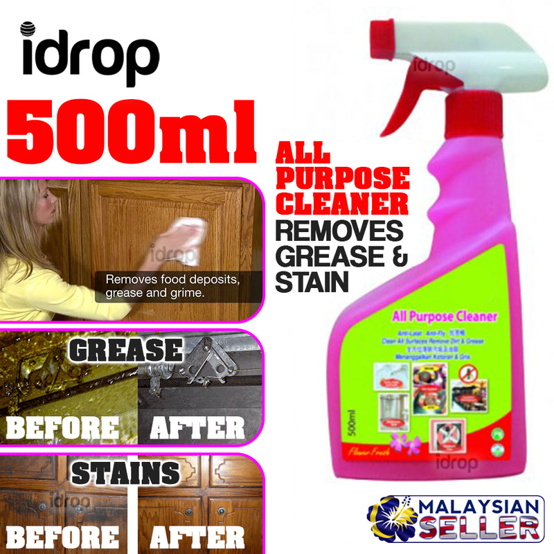 idrop 500ML Kleenso All Purpose Cleaner - Flower Fresh Fragrant