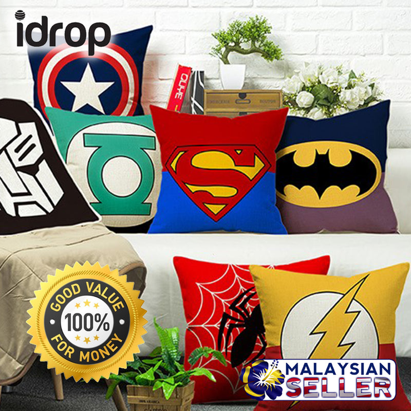 idrop PROMO Superheroes Sofa Couch Pillow