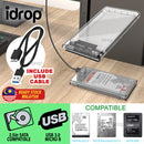 idrop 2.5 Inch Hard Drive Enclosure USB3.0 (Hard Drive Disk is not included) / Bekas Cakera Padat / 2.5寸硬盘盒USB3.0