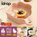 idrop Bear Paw Design Baking Ceramic Pan / Mangkuk Penghidang Makanan Seramik / 陶瓷烤盘 10.5^熊掌大号陶瓷烤盘26.5*19CM
