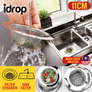 idrop [ 11CM ] Stainless Steel Kitchen Sink Strainer Drainer Filter