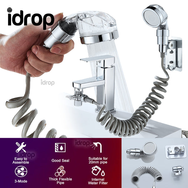idrop Handheld External Flexible Faucet Shower Head