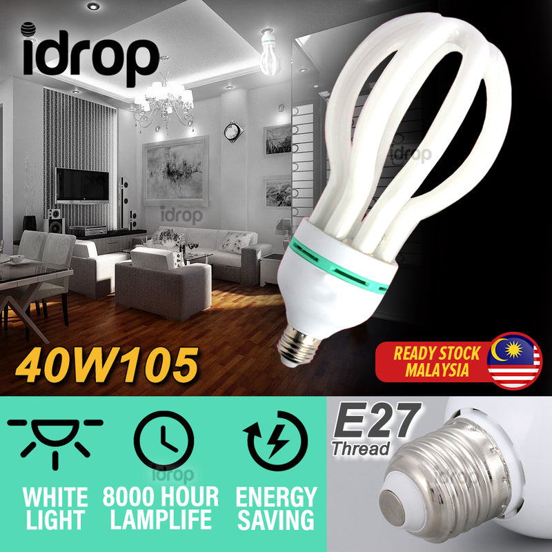 idrop 40W105 E27 Energy Saving Lamp Bulb 8000h Lamplife AC220V 240V 50