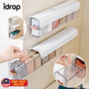 idrop Wall Mounted Partition Storage Rack Box Drawer / Rak Almari Simpanan Pakaian Kecil / 壁挂式分区储物架盒抽屉