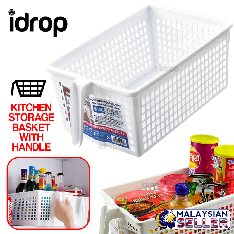 idrop Kitchen Storage Basket with Handle