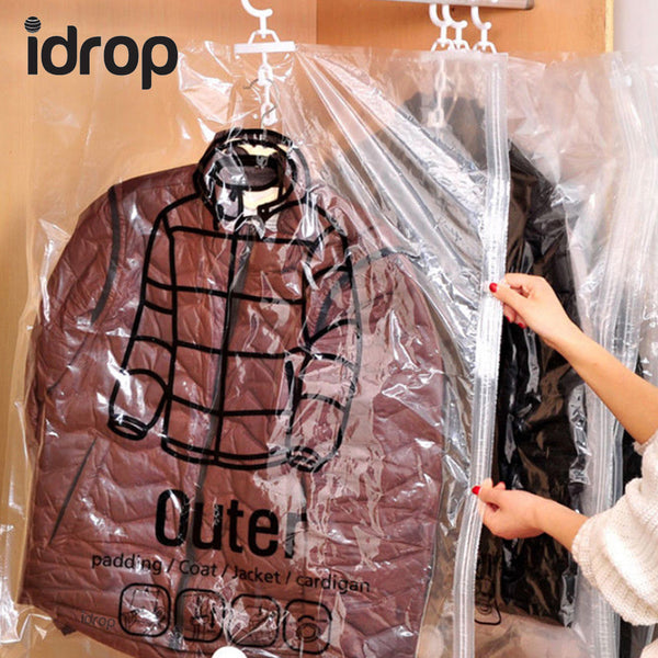 idrop Hanging Style Vacuum Bag for clothing | Buy 1 piece | Buy 3 Pieces
