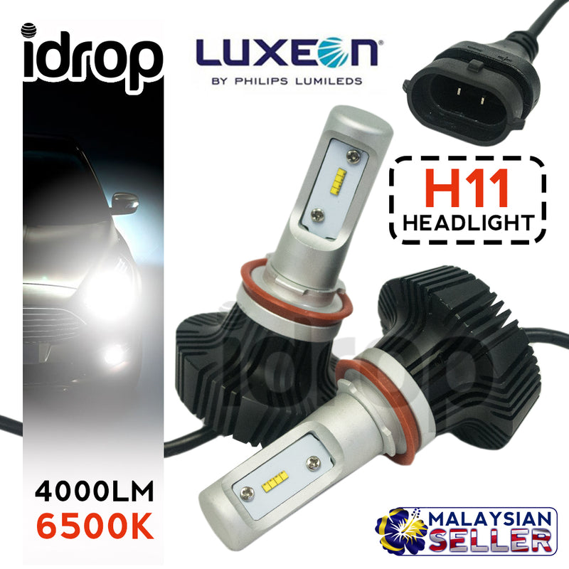 idrop LUXEON ZES  - H11 - Car LED Headlight Kit - 4000LM 6500K