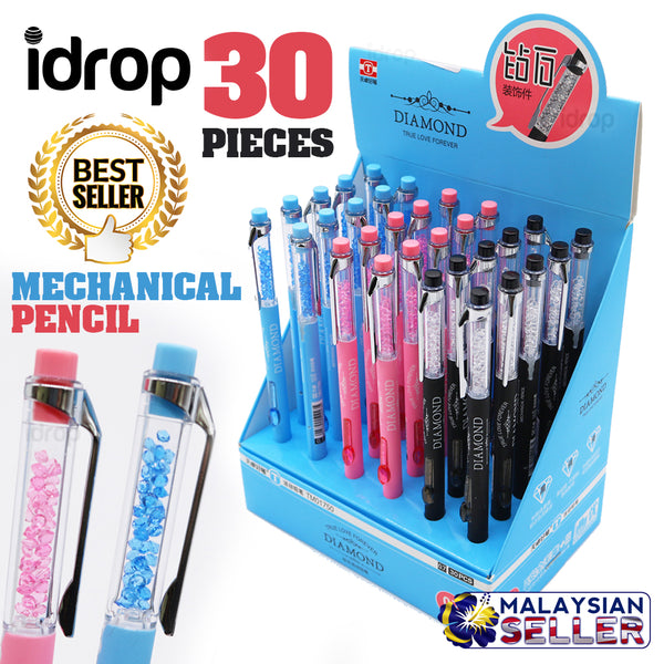 idrop DIAMOND - [ 0.7mm ] Stationary Mechanical Pencil [ 30 PCS ]