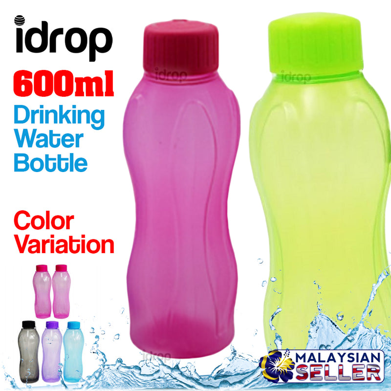 idrop 600ml P-2600 Drinking Water Bottle [ 2pcs Set ]