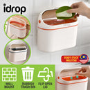 idrop Wall Mounted Trash Bin / Tong Sampah Gantung / (强力胶)壁挂垃圾桶(桌面收纳桶)