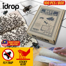 idrop [ 100PCS / BOX ] BEST Sticky Fly Trap / Perangkap Pelekat Lalat / 苍蝇贴纸(100P/BOX)